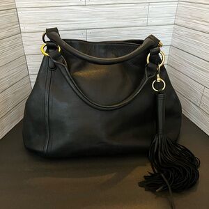 GILI Got It Love It Roma leather tassel large handbag